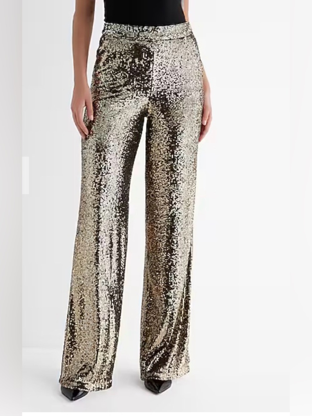 Express | Sequin Wide-Leg Pants